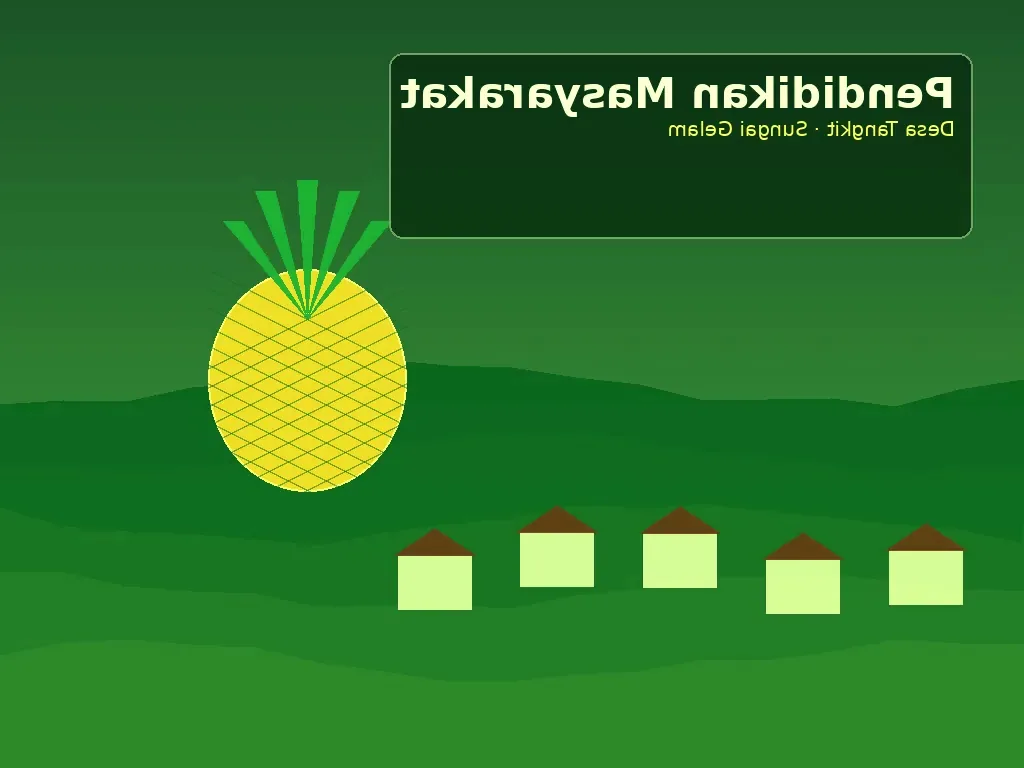 Ilustrasi Pertanian & pertanian UMKM dan perdagangan Desa Kasang Pudak